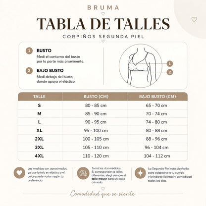 3x1 Corpiños Segunda Piel + Bombacha de Regalo